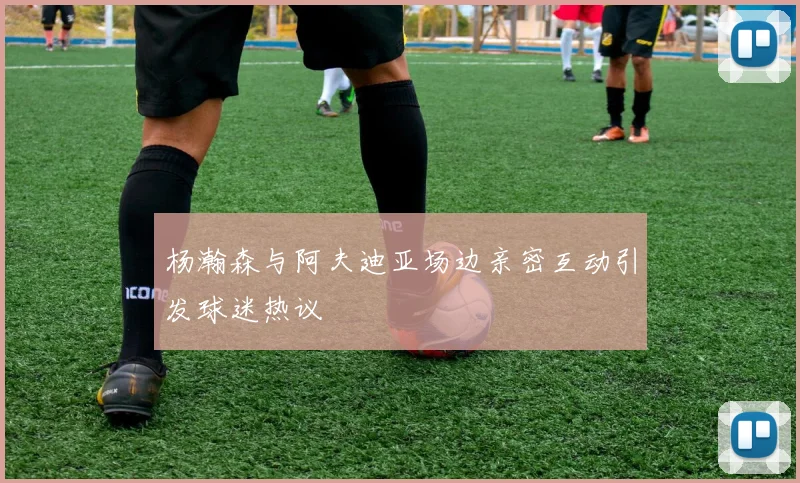 杨瀚森与阿夫迪亚场边亲密互动引发球迷热议